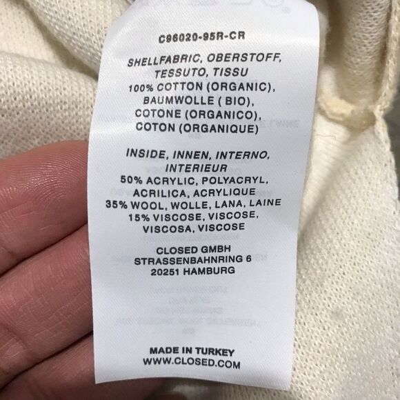 Closed Crewneck Shoulder drop knit sweater size L￼..S85 - Picture 5 of 8